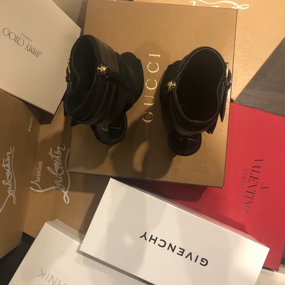 Giuseppe Zanotti suede buckle heels 36 - Picture 6 of 7